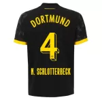 Camisola Borussia Dortmund N. Schlotterbeck 4 Homem Equipamento 2ª 2023/24