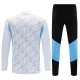 Conjunto de Moletom de Treino Argentina Homem Quarto-Zíper 2023/24 Branca