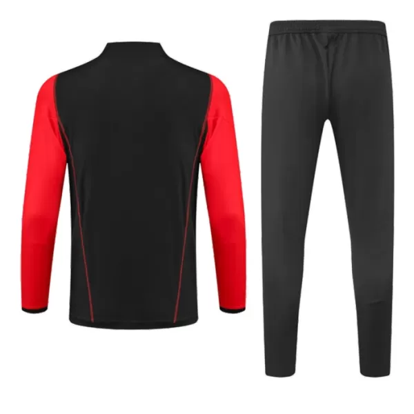Conjunto de Moletom de Treino AS Roma Criança Quarto-Zíper 2023/24 Preta
