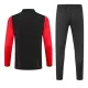 Conjunto de Moletom de Treino AS Roma Criança Quarto-Zíper 2023/24 Preta