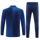 Conjunto de Moletom de Treino FC Barcelona Criança Quarto-Zíper 2023/24 Azul