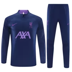 Conjunto de Moletom de Treino Liverpool Criança Quarto-Zíper 2023/24 Navy