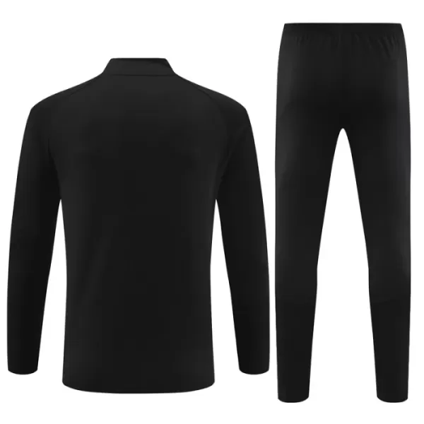 Conjunto de Moletom de Treino Manchester City Homem Quarto-Zíper 2023/24 Preta