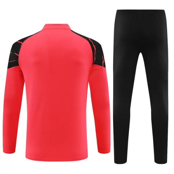 Conjunto de Moletom de Treino Manchester City Homem Quarto-Zíper 2023/24 Vermelha