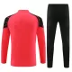 Conjunto de Moletom de Treino Manchester City Homem Quarto-Zíper 2023/24 Vermelha