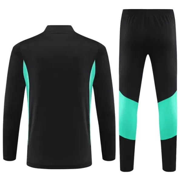 Conjunto de Moletom de Treino Manchester United Criança Quarto-Zíper 2023/24 Preta