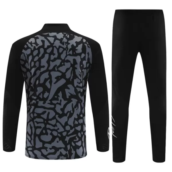 Conjunto de Moletom de Treino Paris Saint-Germain Homem Quarto-Zíper 2023/24 Preta