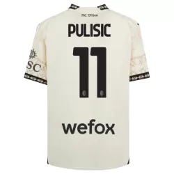 Camisola AC Milan Christian Pulisic 11 Homem Equipamento 4ª 2023/24 Branca Camisola AC Milan Christian Pulisic 11 Homem Equipamento 4ª 2023/24 Branca