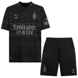Camisola AC Milan Criança Equipamento 4ª 2023/24 Preta Camisola AC Milan Criança Equipamento 4ª 2023/24 Preta