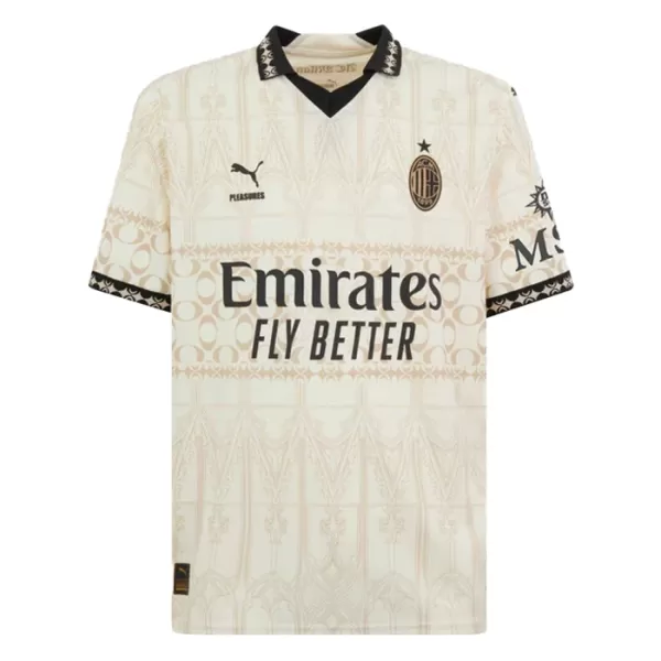 Camisola AC Milan Olivier Giroud 9 Criança Equipamento 4ª 2023/24 Branca