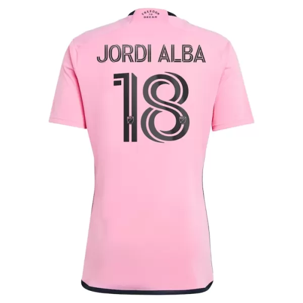 Camisola Inter Miami CF Jordi Alba Ramos 18 Homem Equipamento 1ª 2024/25