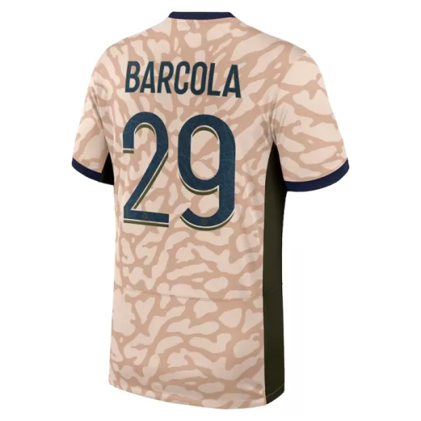 Camisola Paris Saint-Germain Bradley Barcola 29 Jordan Homem Equipamento 4ª 2023/24