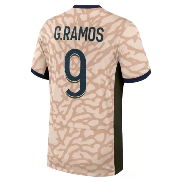 Camisola Paris Saint-Germain Goncalo Ramos 9 Jordan Homem Equipamento 4ª 2023/24