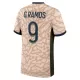Camisola Paris Saint-Germain Goncalo Ramos 9 Jordan Homem Equipamento 4ª 2023/24