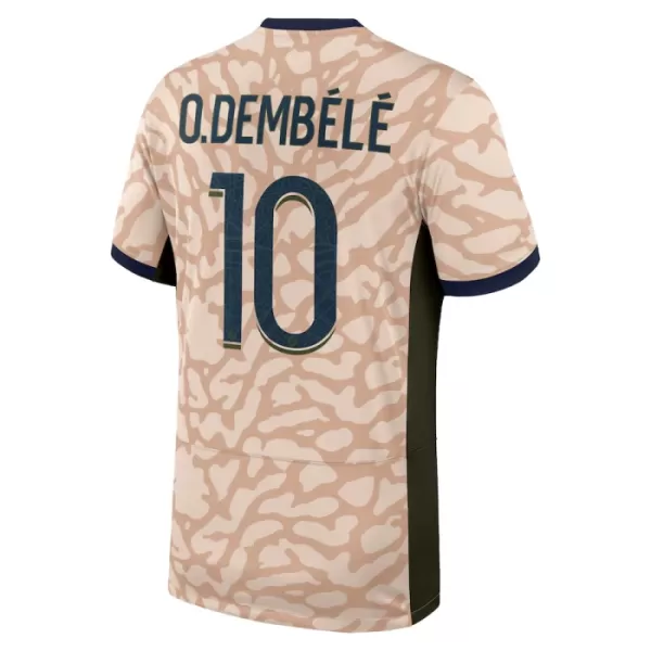 Camisola Paris Saint-Germain O. Dembele 10 Jordan Homem Equipamento 4ª 2023/24