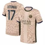 Camisola Paris Saint-Germain Vitinha 17 Jordan Homem Equipamento 4ª 2023/24