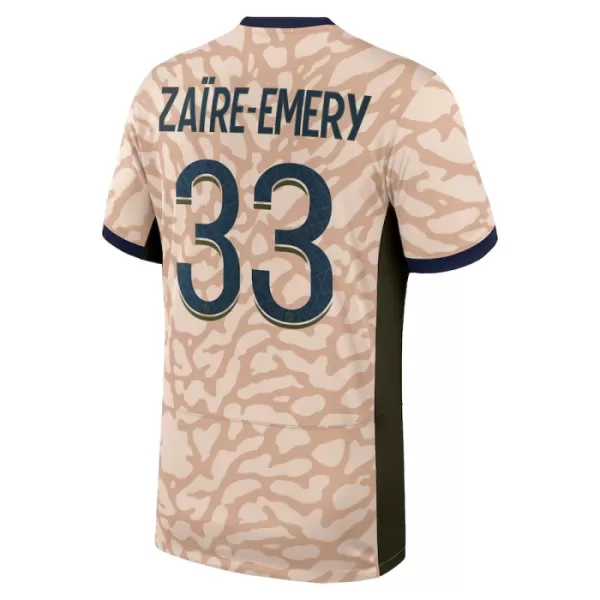 Camisola Paris Saint-Germain Zaire-Emery 33 Jordan Homem Equipamento 4ª 2023/24