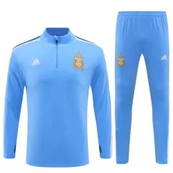 Conjunto de Moletom de Treino Argentina Homem Quarto-Zíper 2023/24 Azul Conjunto de Moletom de Treino Argentina Homem Quarto-Zíper 2023/24 Azul