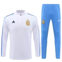 Conjunto de Moletom de Treino Argentina Homem Quarto-Zíper 2023/24 Branca Conjunto de Moletom de Treino Argentina Homem Quarto-Zíper 2023/24 Branca