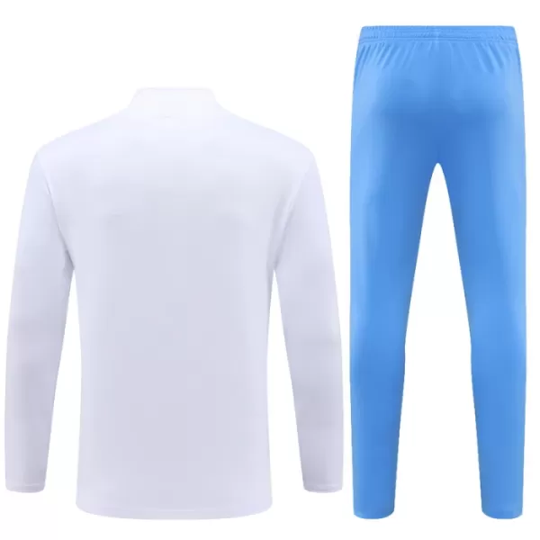 Conjunto de Moletom de Treino Argentina Homem Quarto-Zíper 2023/24 Branca