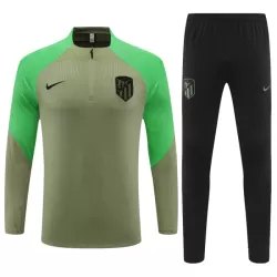 Conjunto de Moletom de Treino Atlético Madrid Criança Quarto-Zíper 2023/24 Amarela
