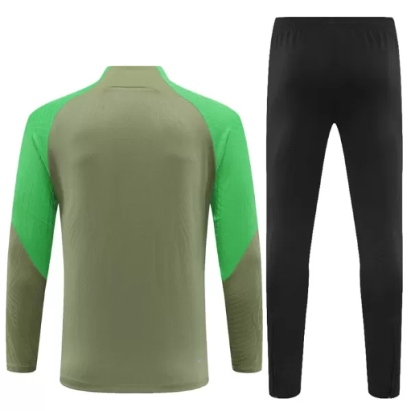 Conjunto de Moletom de Treino Atlético Madrid Criança Quarto-Zíper 2023/24 Amarela