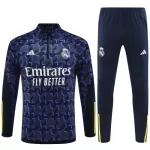 Conjunto de Moletom de Treino Real Madrid Homem Quarto-Zíper 2023/24 Navy