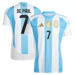 Camisola Argentina De Paul 7 Homem Equipamento 1ª 2024 Camisola Argentina De Paul 7 Homem Equipamento 1ª 2024