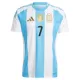 Camisola Argentina De Paul 7 Homem Equipamento 1ª 2024
