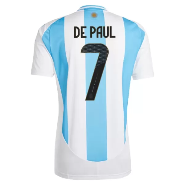 Camisola Argentina De Paul 7 Homem Equipamento 1ª 2024