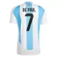 Camisola Argentina De Paul 7 Homem Equipamento 1ª 2024