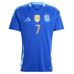 Camisola Argentina De Paul 7 Homem Equipamento 2ª 2024