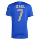 Camisola Argentina De Paul 7 Homem Equipamento 2ª 2024