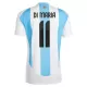 Camisola Argentina Di Maria 11 Homem Equipamento 1ª 2024