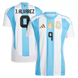 Camisola Argentina J. Alvarez 9 Homem Equipamento 1ª 2024 Camisola Argentina J. Alvarez 9 Homem Equipamento 1ª 2024