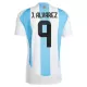 Camisola Argentina J. Alvarez 9 Homem Equipamento 1ª 2024