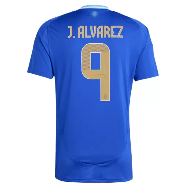 Camisola Argentina J. Alvarez 9 Homem Equipamento 2ª 2024