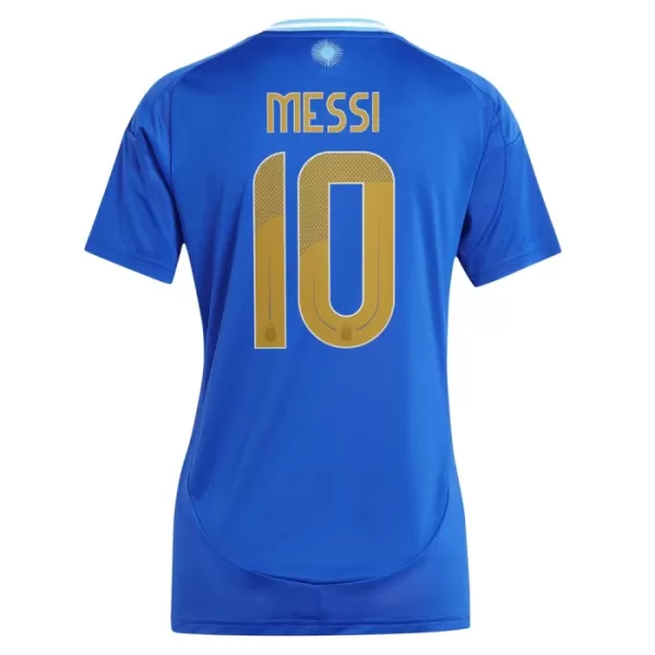 Camisola Argentina Messi 10 Mulher Equipamento 2ª 2024