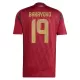 Camisola Bélgica Bakayoko 19 Homem Equipamento 1ª Euro 2024
