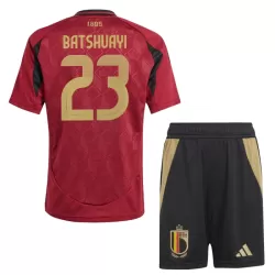 Camisola Bélgica Batshuayi 23 Criança Equipamento 1ª Euro 2024 Camisola Bélgica Batshuayi 23 Criança Equipamento 1ª Euro 2024