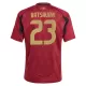 Camisola Bélgica Batshuayi 23 Criança Equipamento 1ª Euro 2024