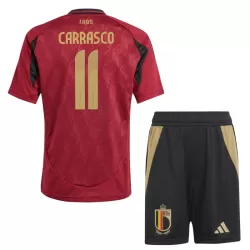 Camisola Bélgica Carrasco 11 Criança Equipamento 1ª Euro 2024 Camisola Bélgica Carrasco 11 Criança Equipamento 1ª Euro 2024