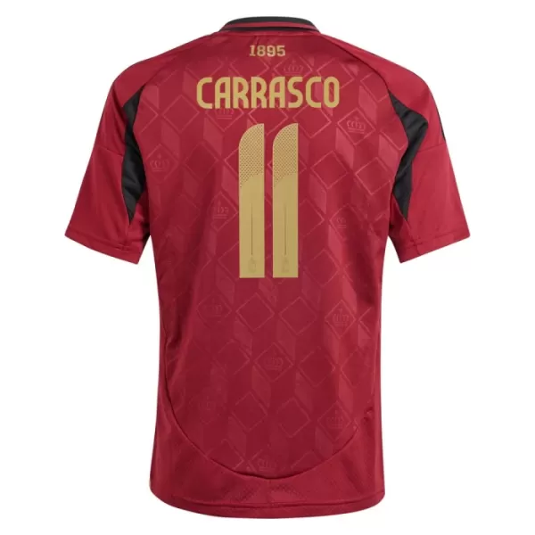 Camisola Bélgica Carrasco 11 Criança Equipamento 1ª Euro 2024