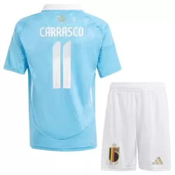 Camisola Bélgica Carrasco 11 Criança Equipamento 2ª Euro 2024 Camisola Bélgica Carrasco 11 Criança Equipamento 2ª Euro 2024