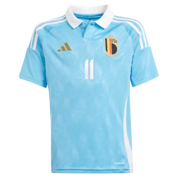 Camisola Bélgica Carrasco 11 Criança Equipamento 2ª Euro 2024