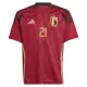 Camisola Bélgica Castagne 21 Criança Equipamento 1ª Euro 2024