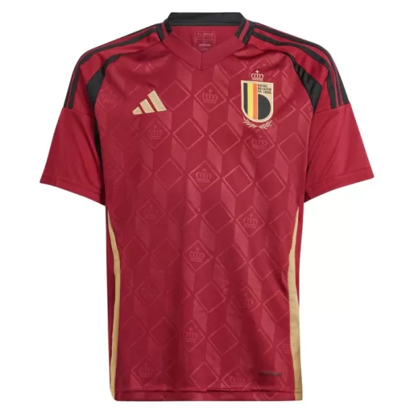 Camisola Bélgica Criança Equipamento 1ª Euro 2024