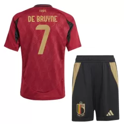 Camisola Bélgica De Bruyne 7 Criança Equipamento 1ª Euro 2024 Camisola Bélgica De Bruyne 7 Criança Equipamento 1ª Euro 2024