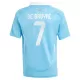 Camisola Bélgica De Bruyne 7 Criança Equipamento 2ª Euro 2024