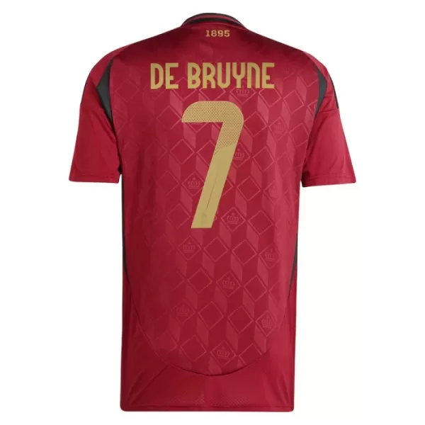 Camisola Bélgica De Bruyne 7 Homem Equipamento 1ª Euro 2024